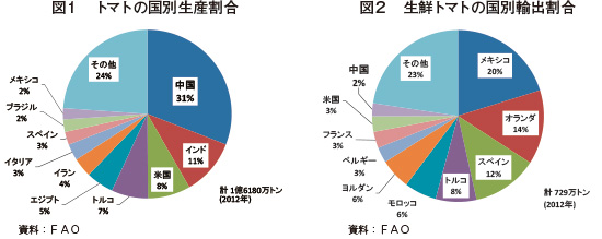 中国産トマト加工品の製造および輸入動向 海外情報 15年4月